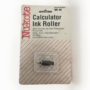 Nu-Kote NR-40 Black Calculator Ink Roller Replacement NR40 CP16 IR40 PR40 NEW